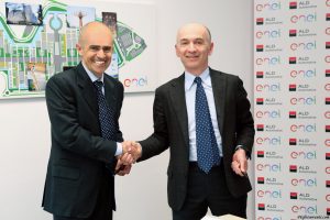 Andrea Badolati, Amministratore Delegato ALD Automotive Italia e Nicola Lanzetta Head of Italy Global Market at Enel