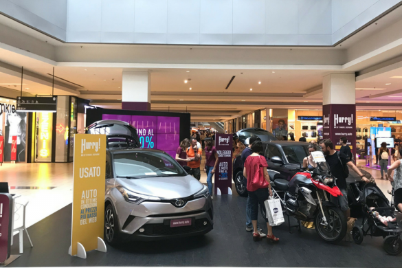 Hurry! a Porta di Roma per presentare Noleggio e Usato