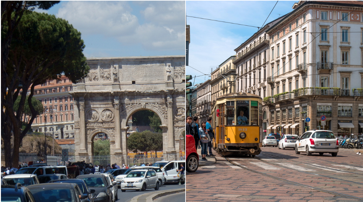 Roma – Milano: la mobilità italiana va a due velocità