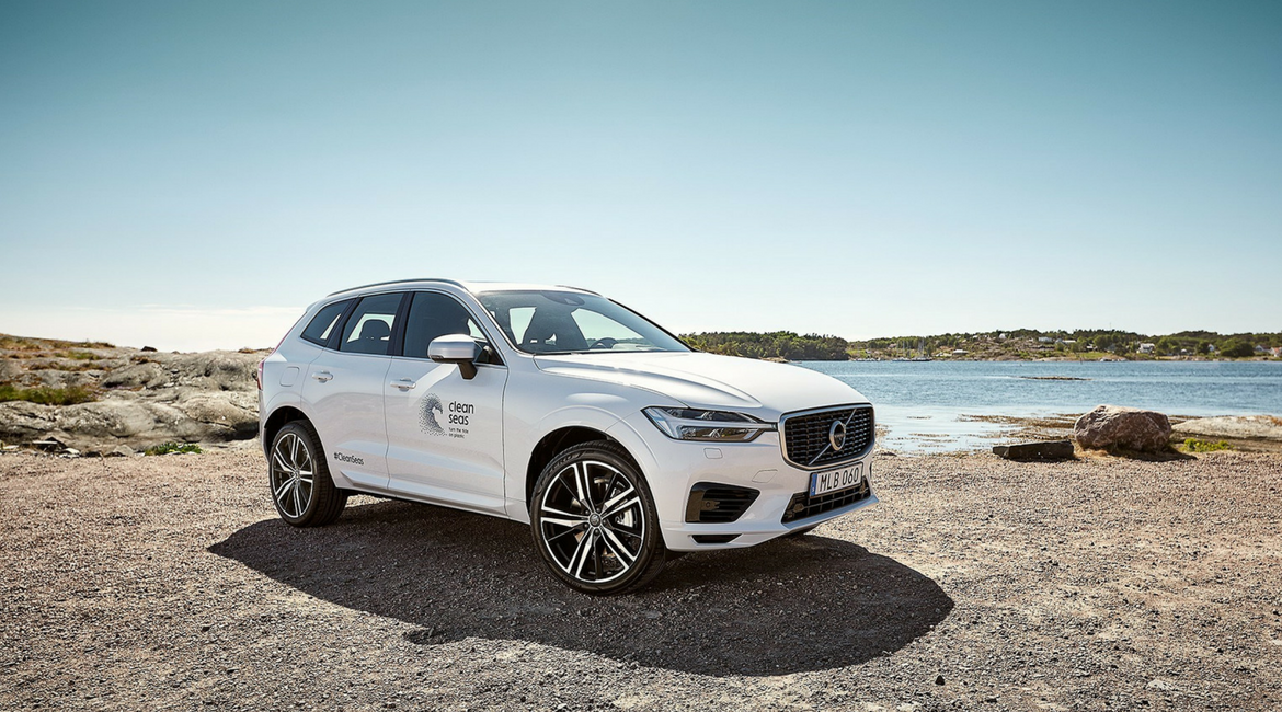 Volvo raccoglie plastica dal mare e ci fa le automobili