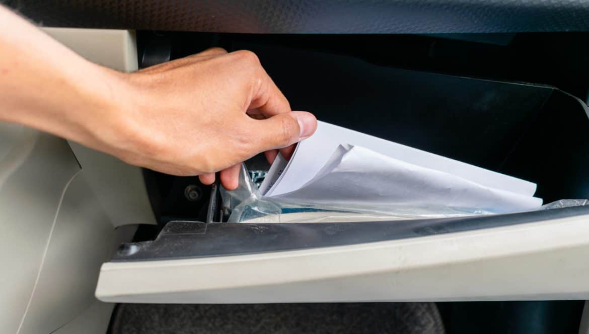 checking papers in the dashboard